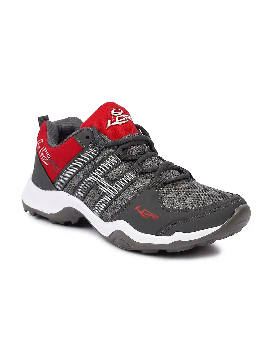 Buy Lancer Men Grey Textile Running Non-Marking Sports Shoes