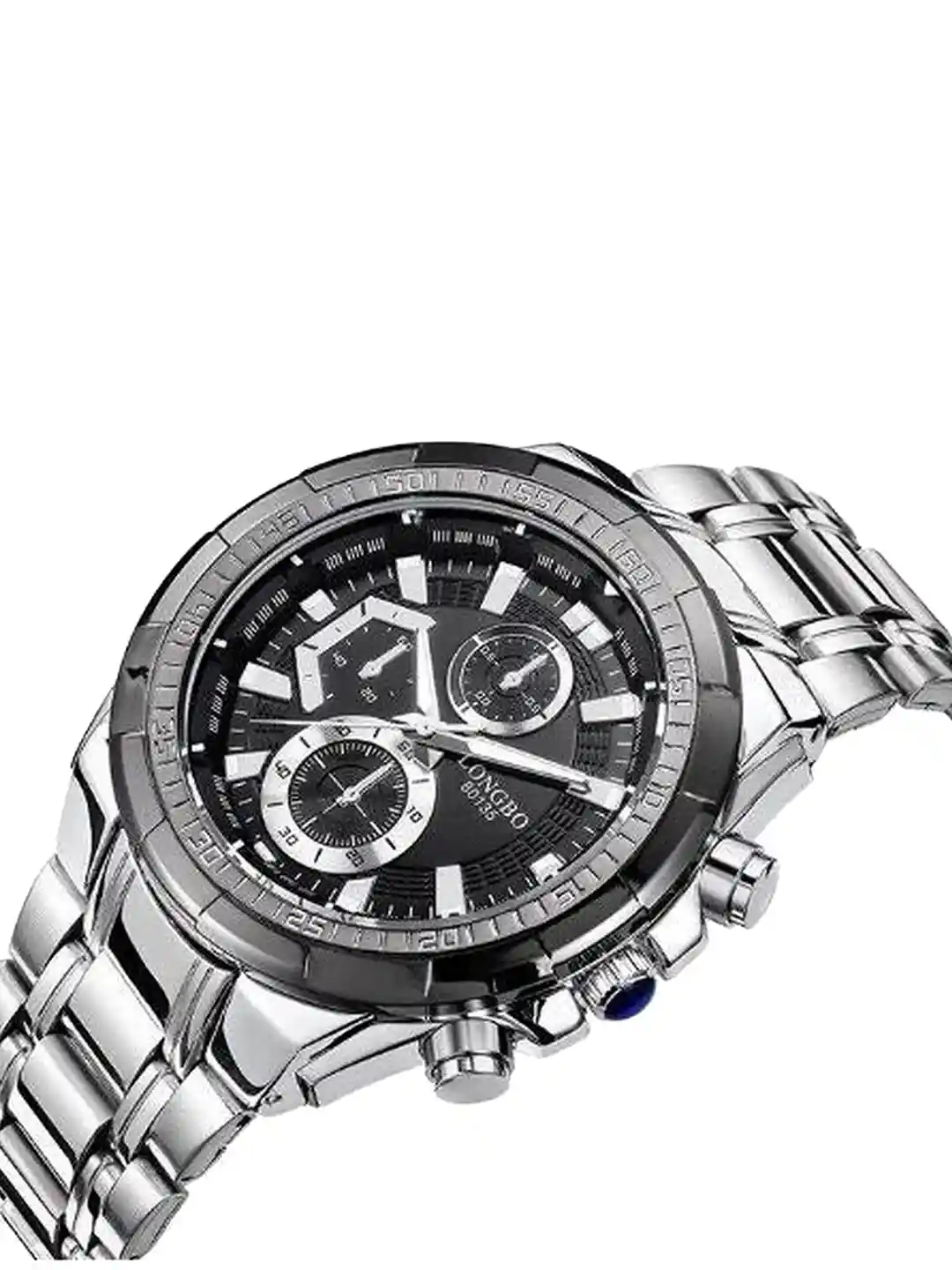Buy LONGBO Men Dial Stainless Steel Bracelet Style Straps