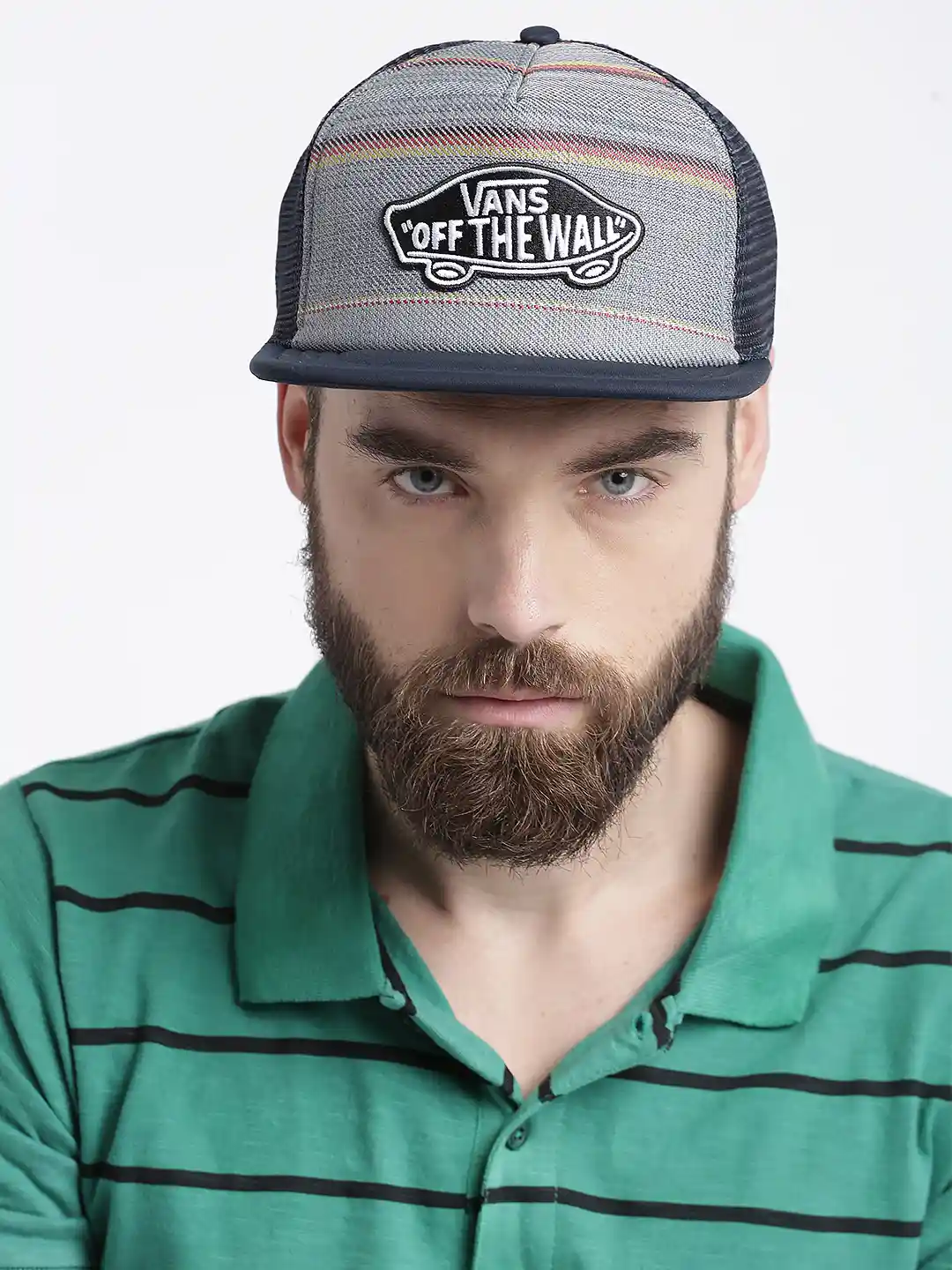 Buy Vans Men Black Blue Classic Patch Trucker Cap Caps for Men