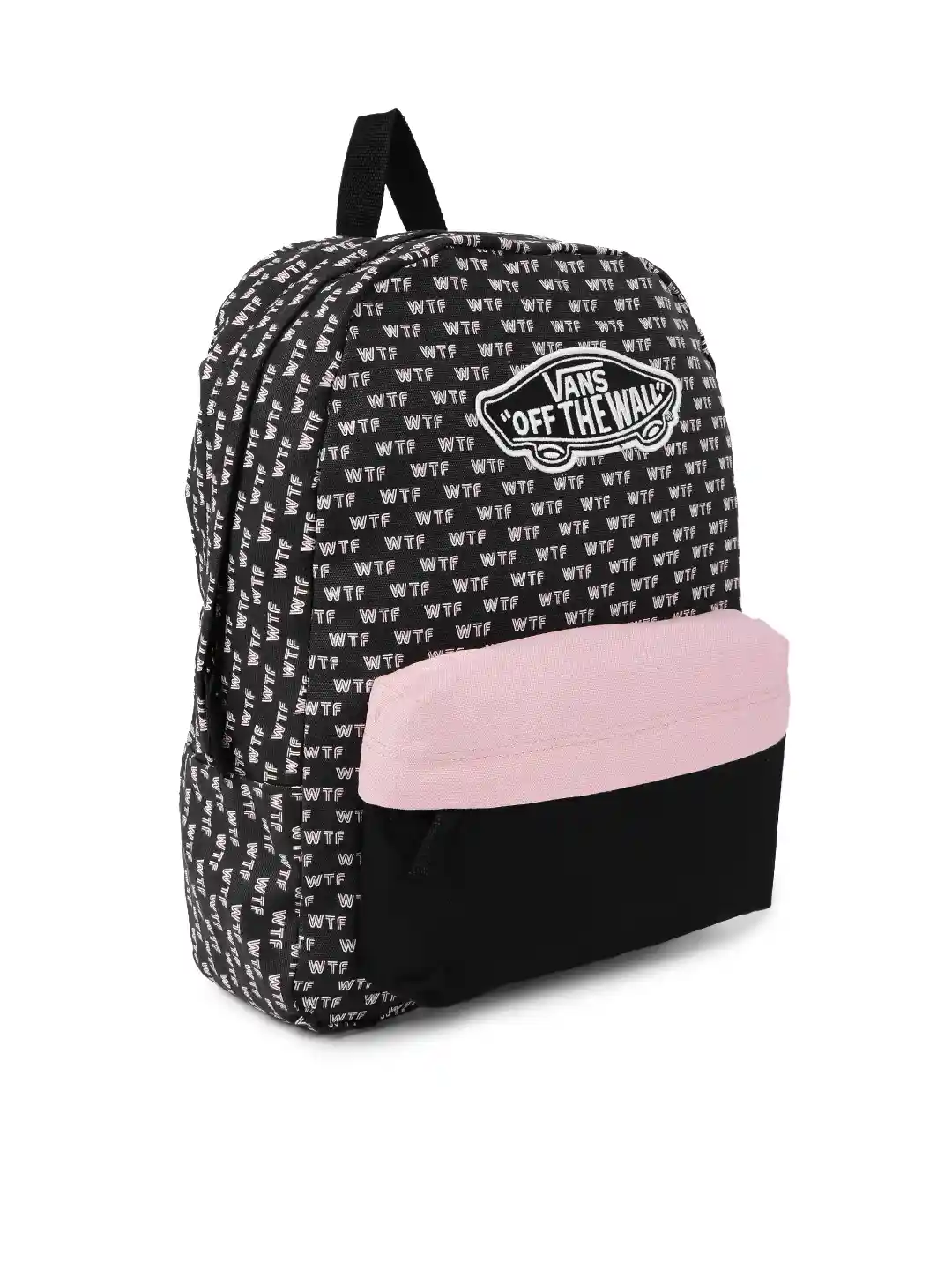 Buy Vans Women Black Pink Printed Backpack Backpacks for Women