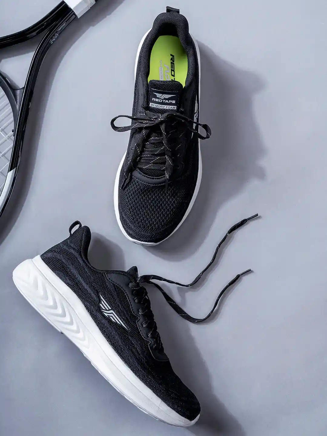 Memory Foam Jabong Red Tape Sports Shoes Red Tape Men Black