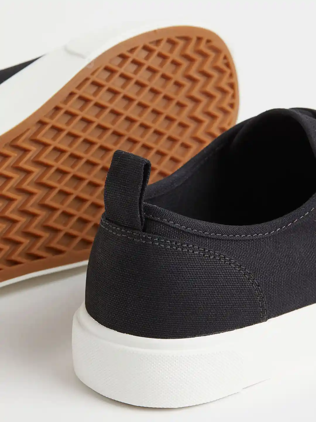 Buy H&M Black Canvas Trainers Casual Shoes for Men 18736408 Myntra