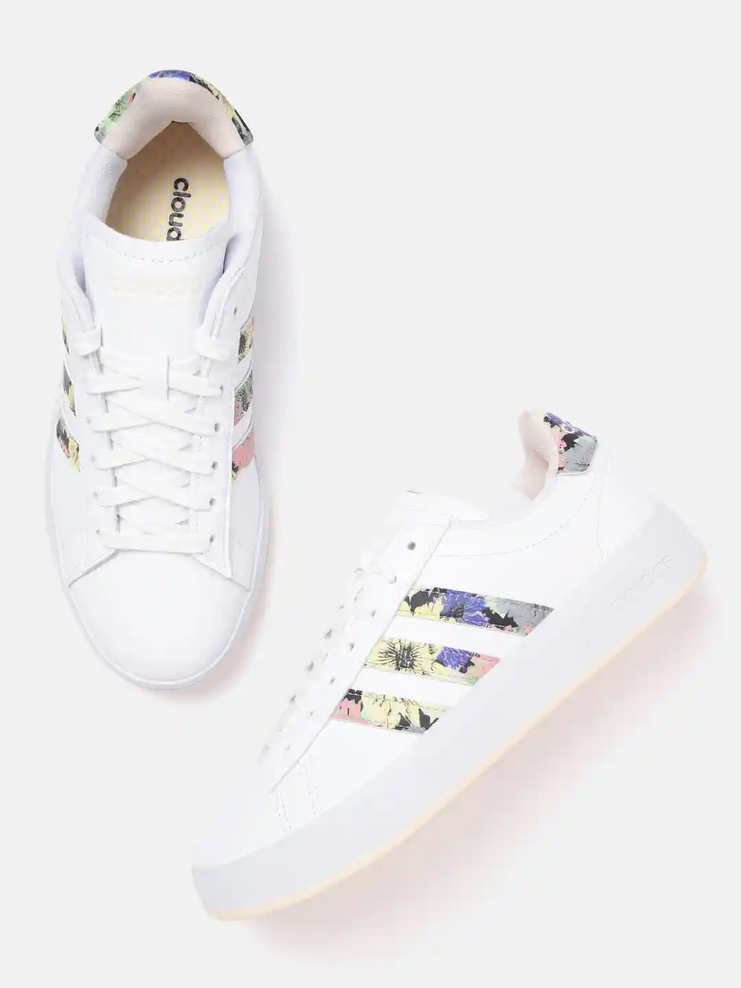Deals Adidas Adidas Superstar White And Floral Adidas Floral