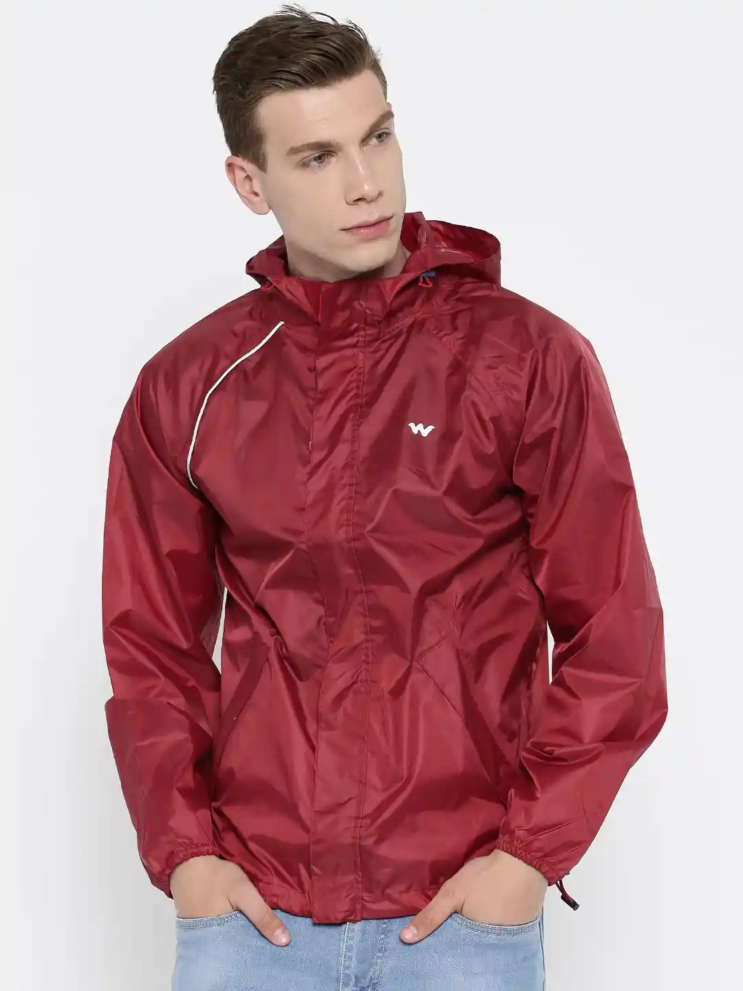 Buy Wildcraft Maroon Rain Cheater Rain Jacket for Men 1874969