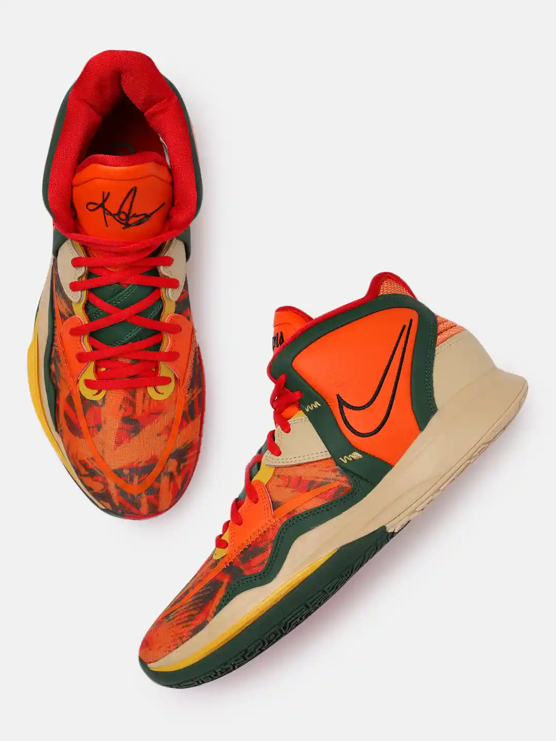 Buy Nike Men Orange Leather Kyrie Infinity EP Basketball Shoes