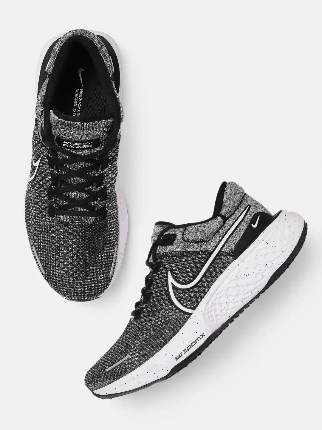 Buy Nike Men Grey ZOOMX INVINCIBLE FK Running Shoes Sports