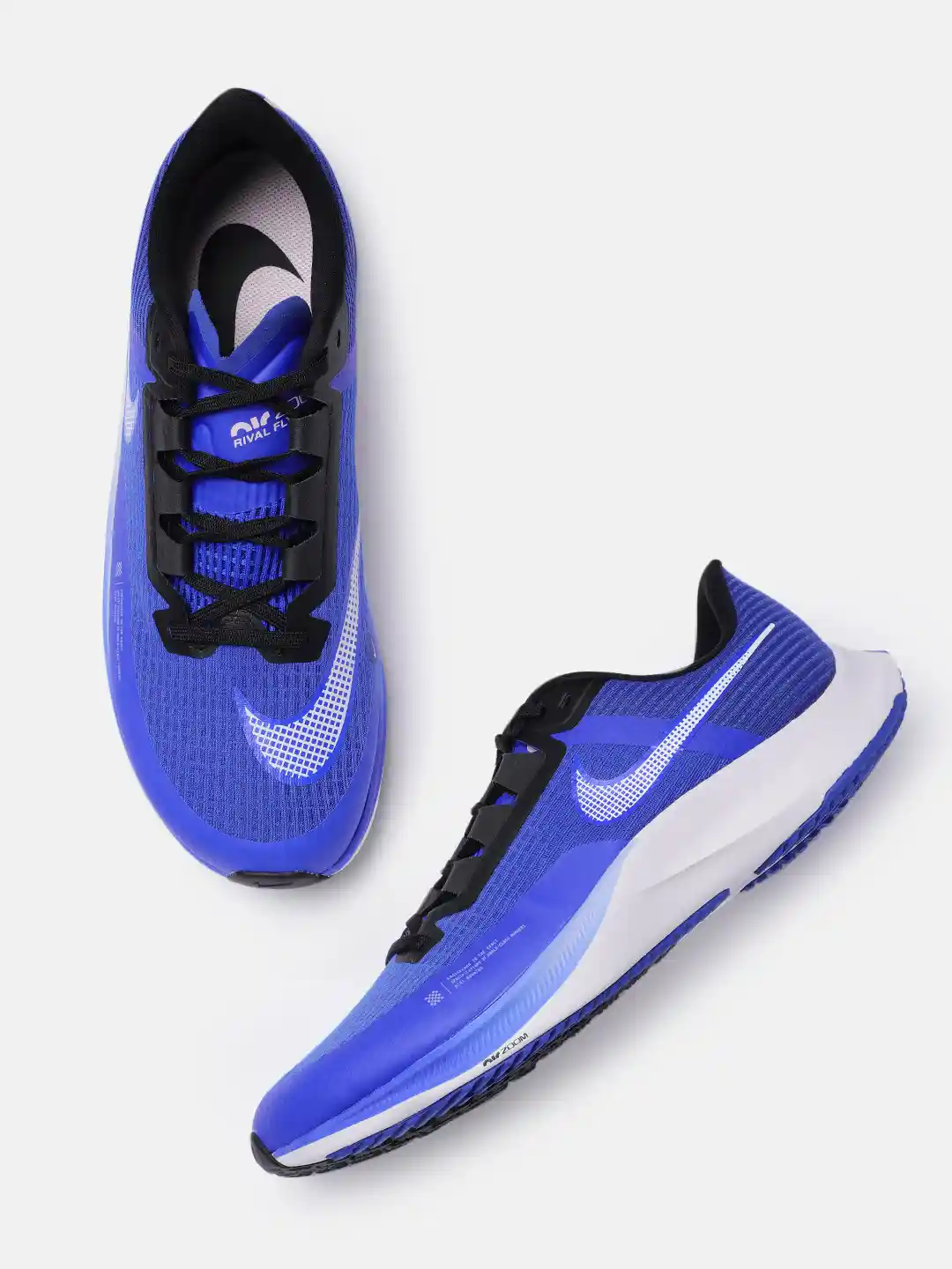 Nike Men Blue Air Zoom Rival Fly Running Shoes