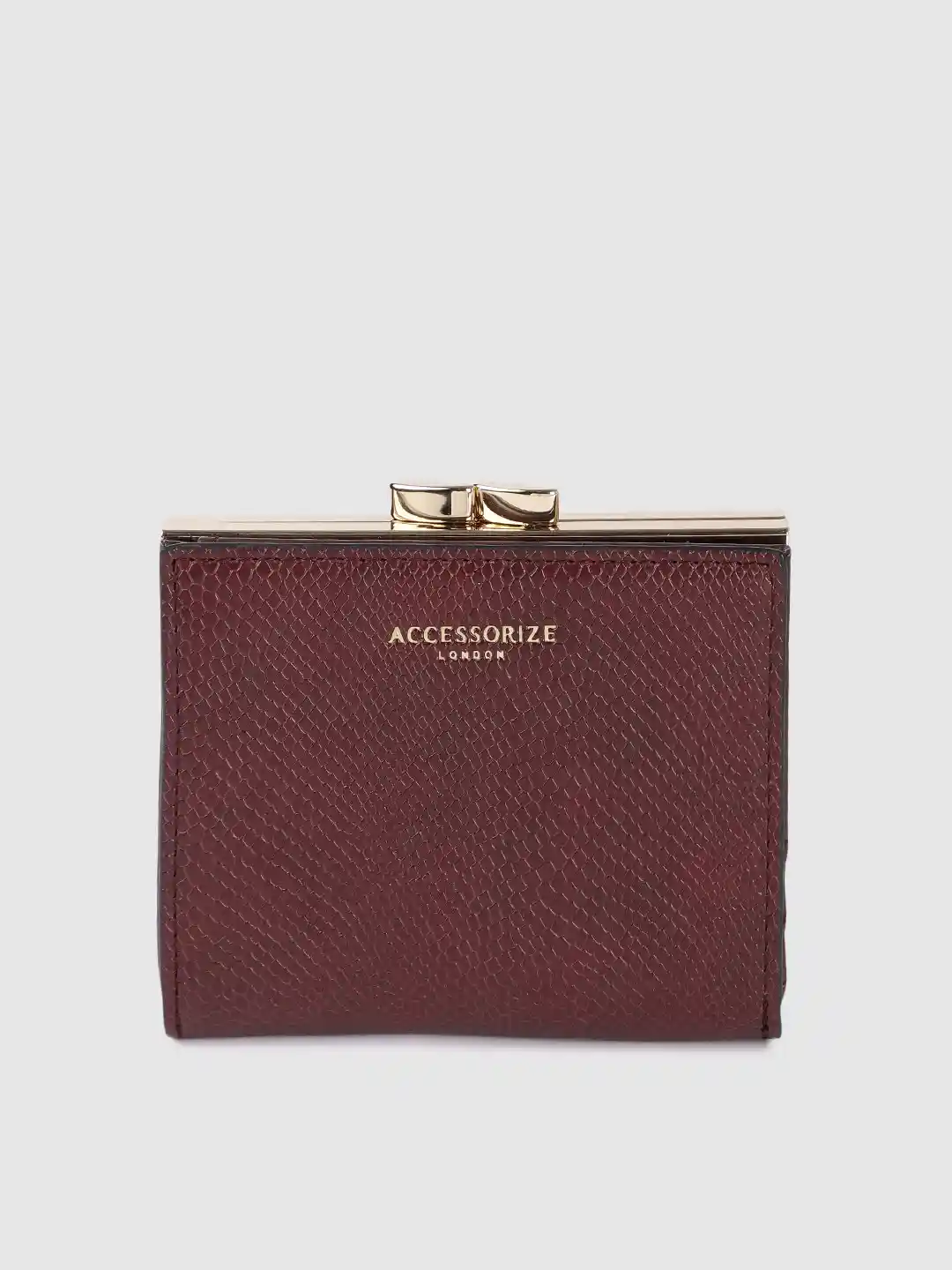 Buy Accessorize London Women Faux Leather Bella Clipframe Wallet