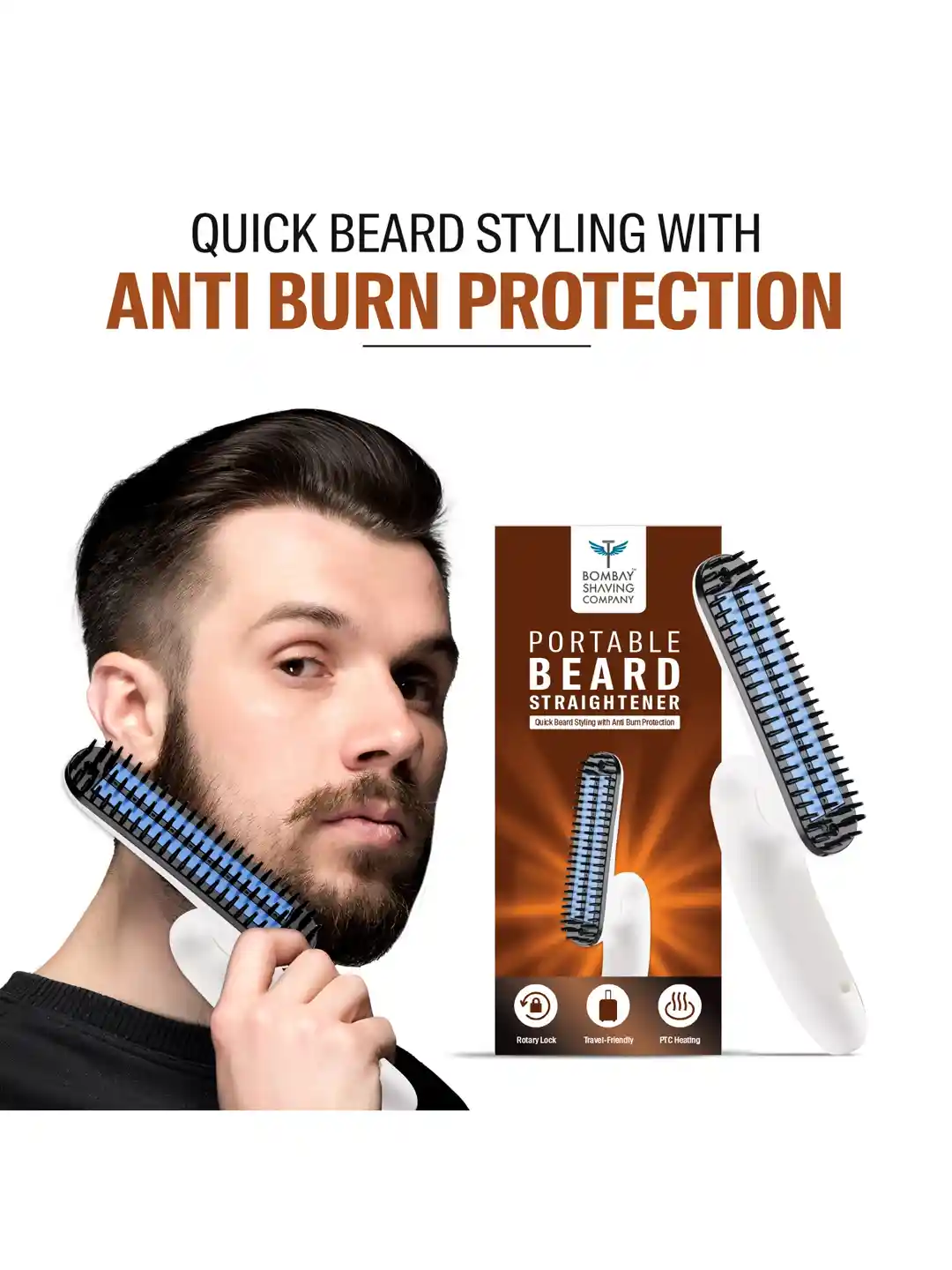 Buy Bombay Shaving Company Men Beard Straightener Beard Kit for