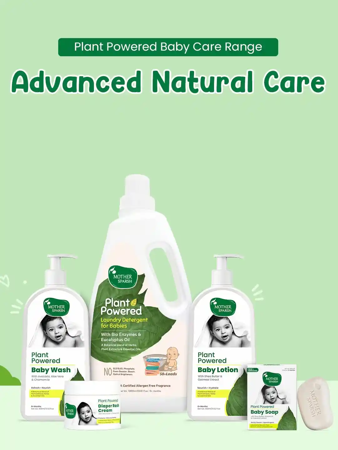 Buy Mother Sparsh Baby Plant Powered Laundry Liquid Detergent