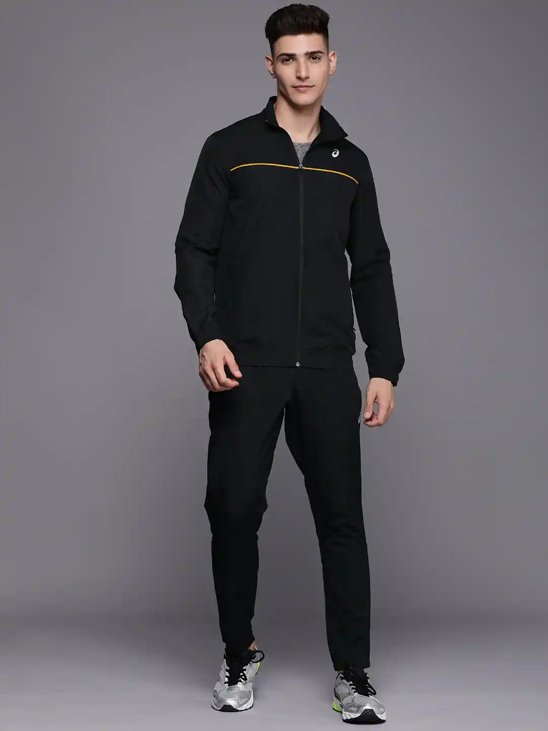 Buy ASICS Men Solid Color Line Basic Tracksuit Tracksuits for