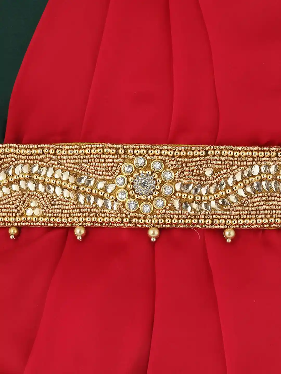 Gold Maggam Work Waist Belt Buy Online SAREE BELT- Adult Size