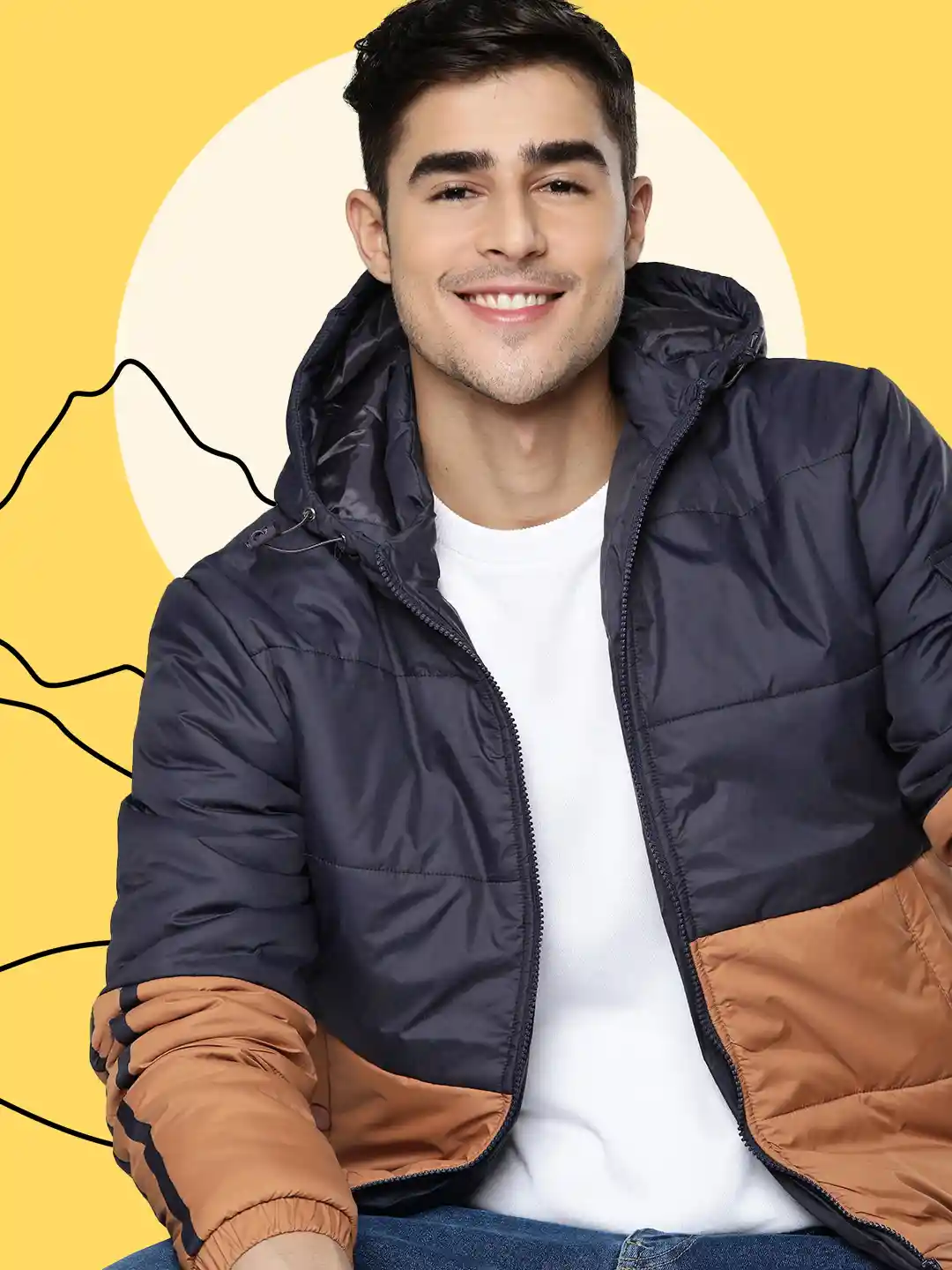 Colourblocked Jacket Mast And Harbour White Jacket Mast Harbour