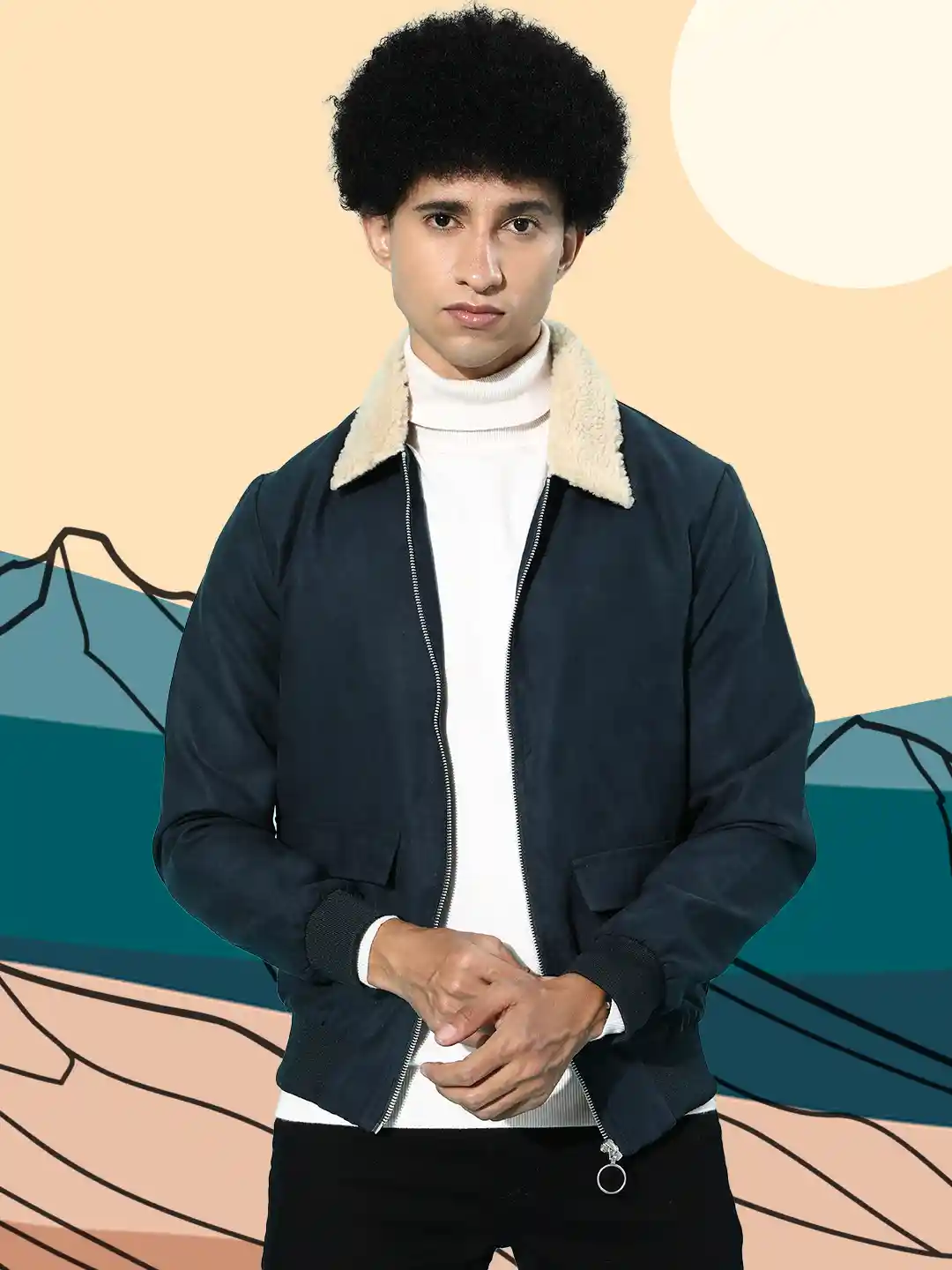 Suede Jacket Outfit Navy Blue Bomber Jacket Men Navy Faux Suede