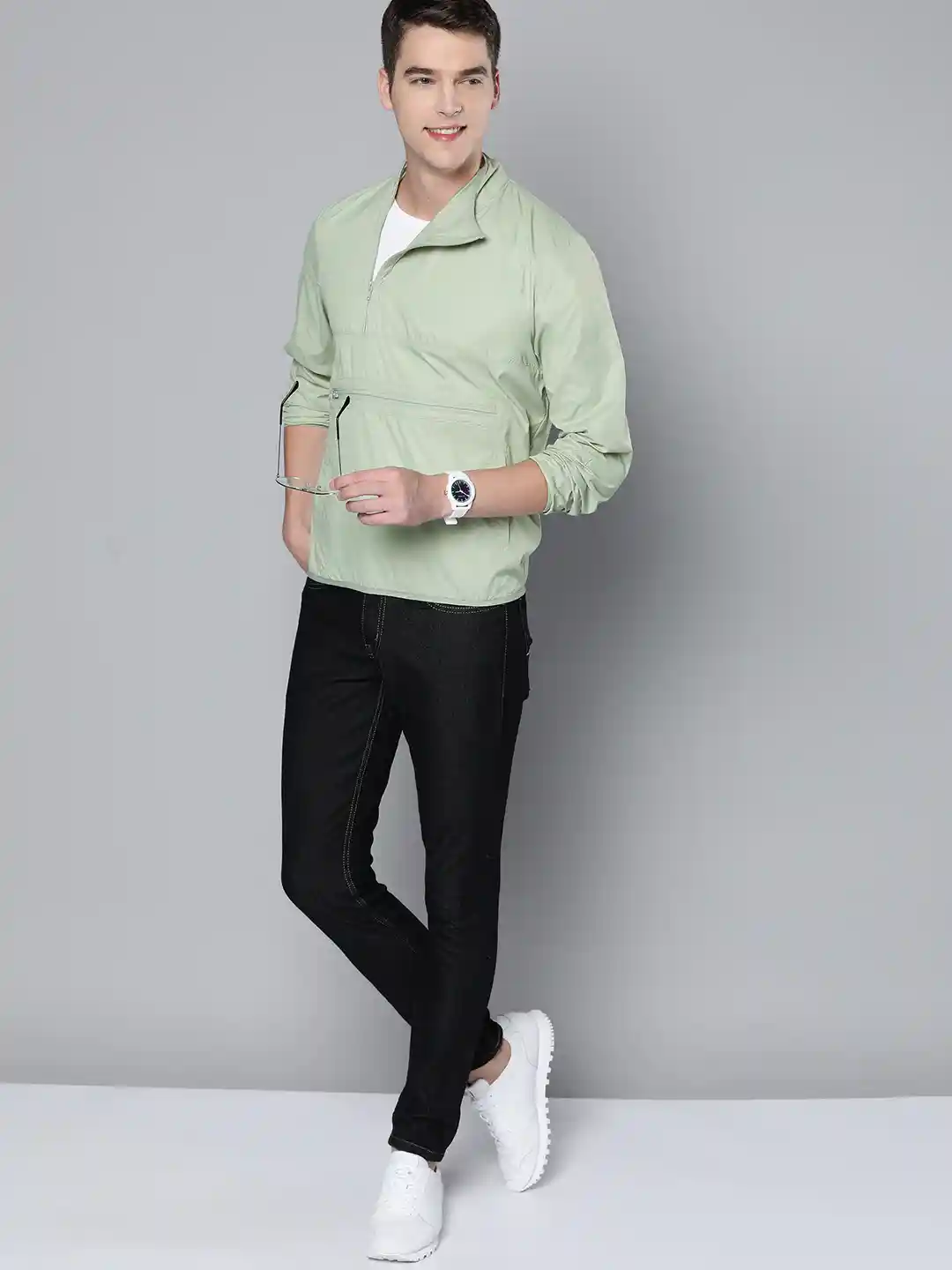 Buy Mast Harbour Men Mint Green Solid Tailored Jacket Jackets - Main Image