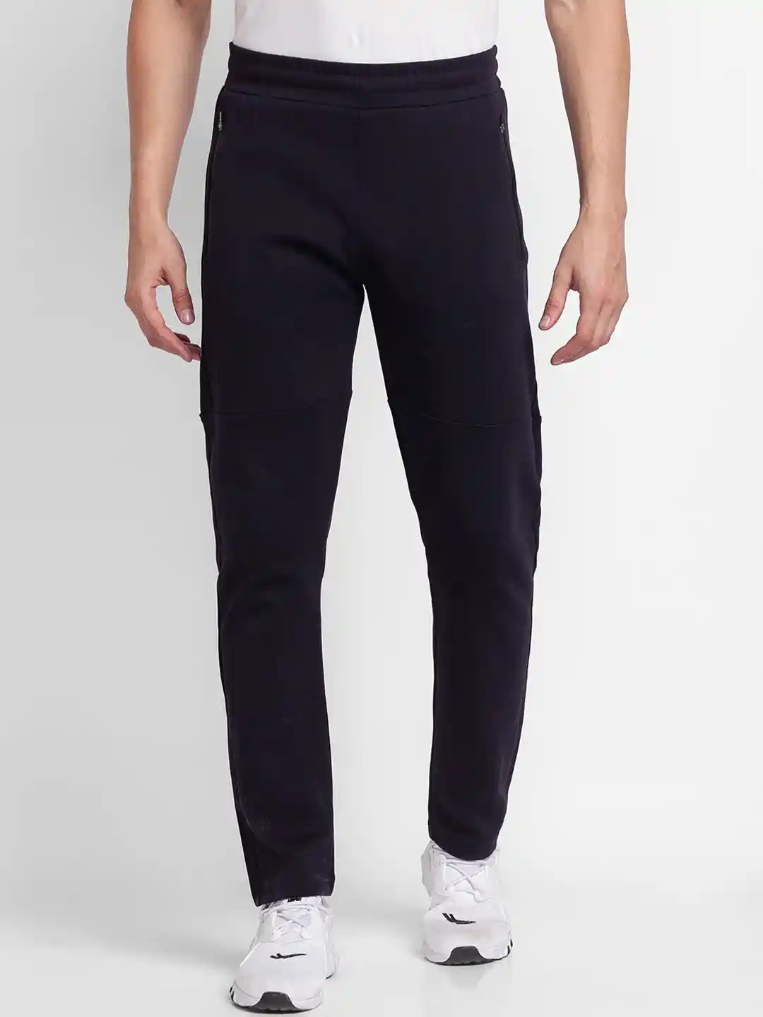 Buy SPYKAR Men Blue Solid Slim-Fit Track Pants Track Pants for