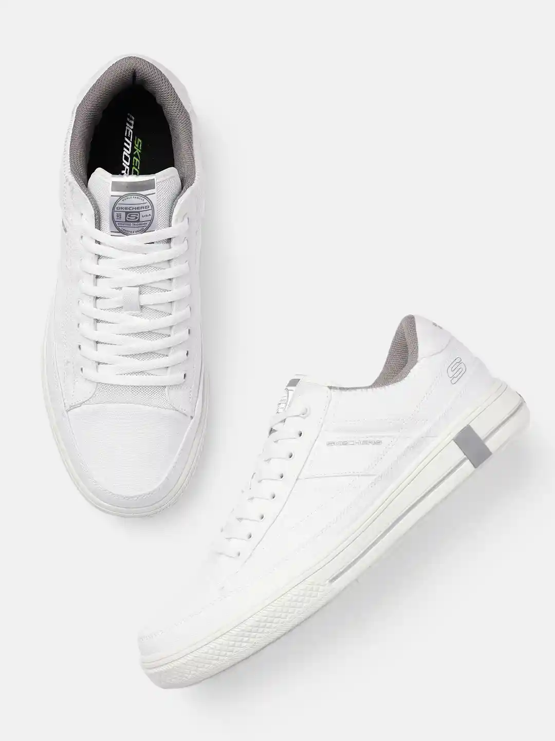 Buy Skechers Men White Arcade Sneakers Casual Shoes for Men