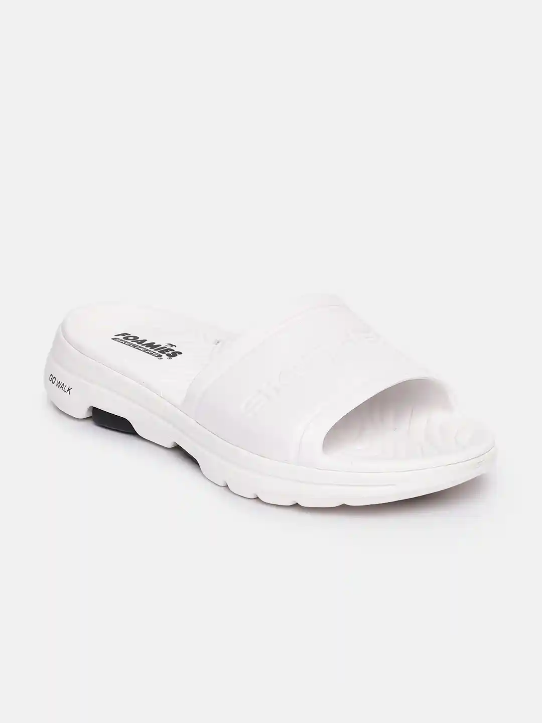 Buy Skechers Men White GO WALK CRUISE'N Sliders Flip Flops