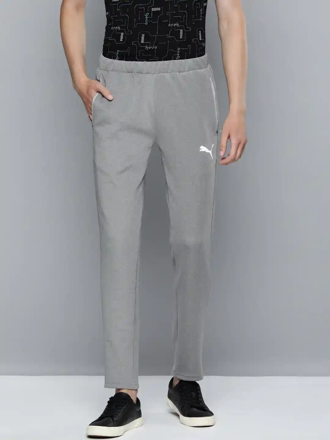 HOT Puma Brand Grey Puma Tracksuit Bottoms One8 X PUMA