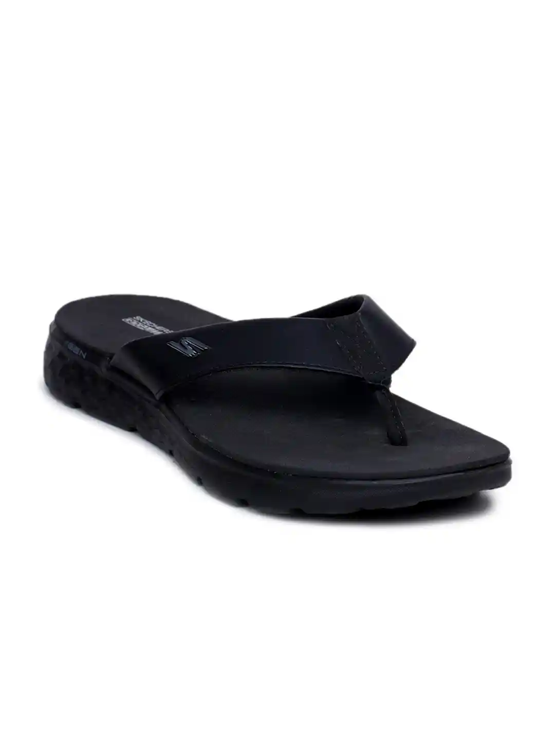 Skechers Men Black Thong Flip-Flops