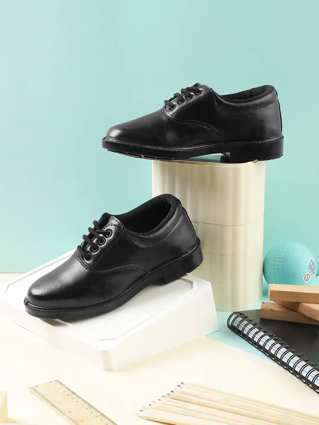 Buy Liberty Prefect Kids Black Lacing School Shoes Casual Shoes