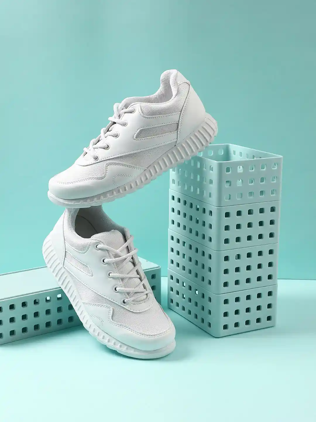 Buy Liberty Force 10 Kids White Lacing School Shoes Casual Shoes