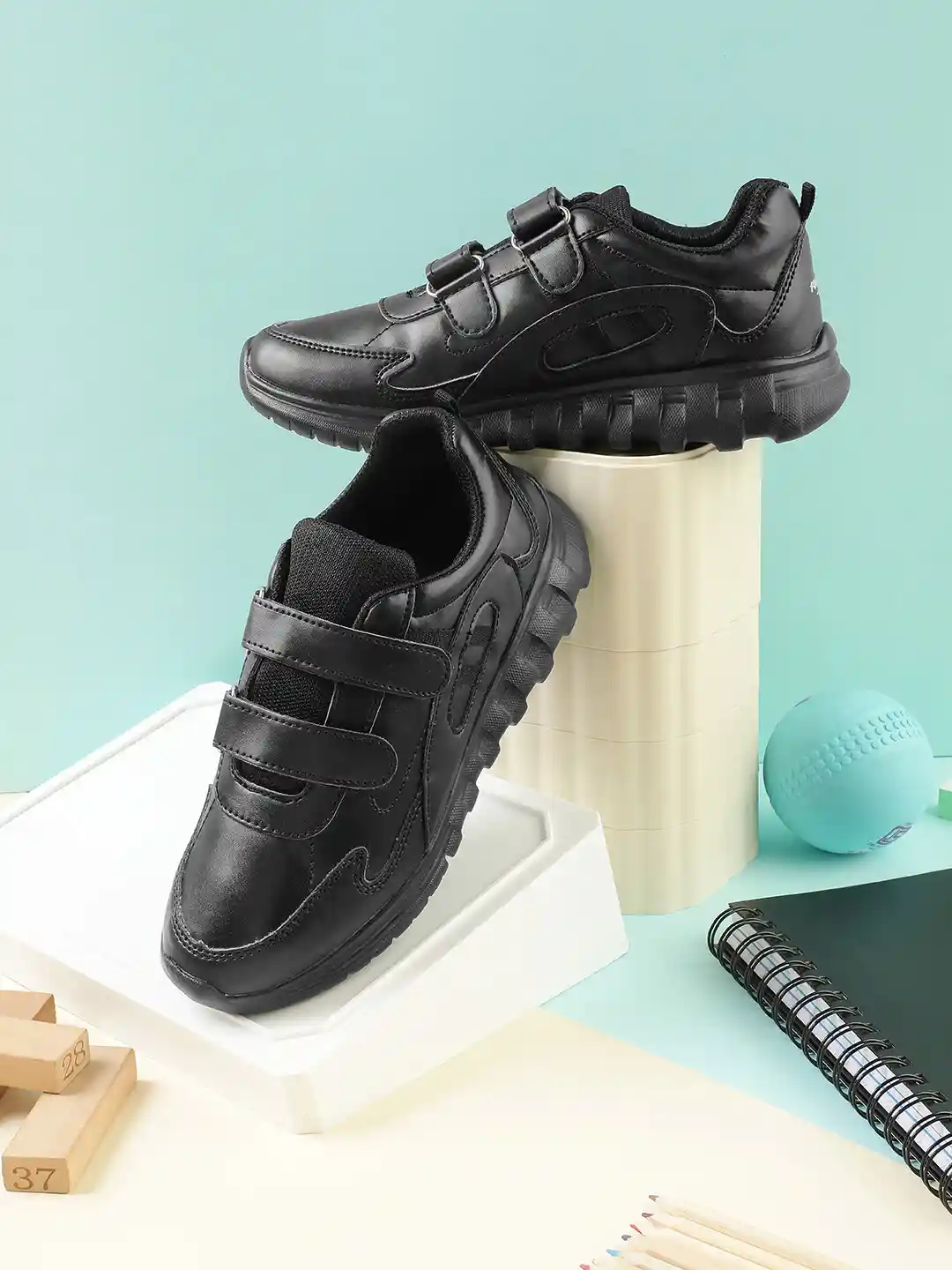 Sports Shoes For Liberty Force 10 Black Strap School Shoes Liberty