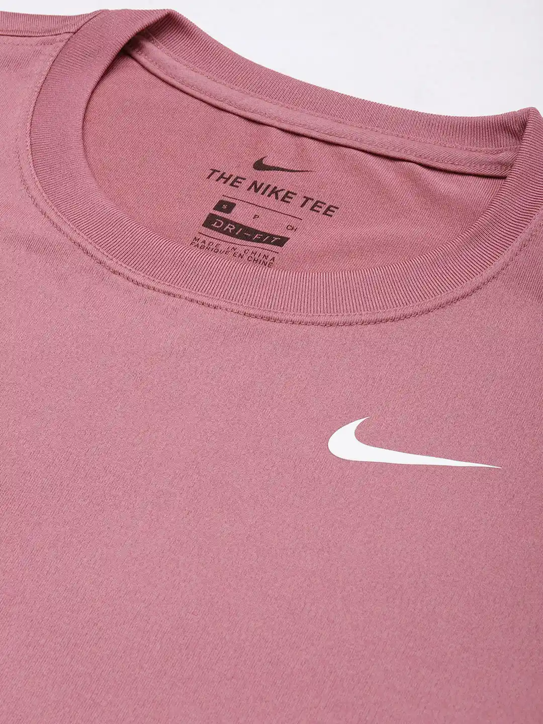 Buy Nike Women Pink Solid Dri-FIT Training T-shirt Tshirts for