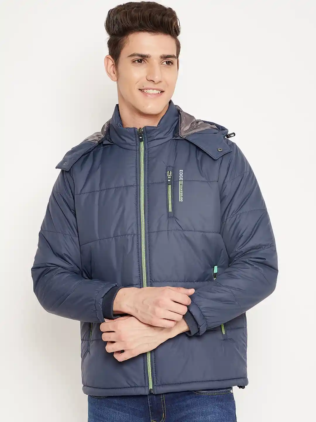 Buy Duke Men Blue Padded Jacket Jackets for Men 18967368 Myntra