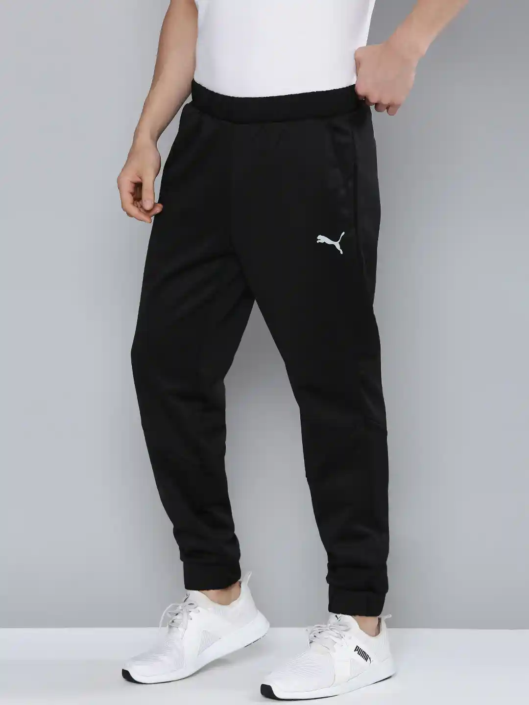 Puma Track Pant With Pocket Zip Buy Puma Men Zippered Knitted Slim