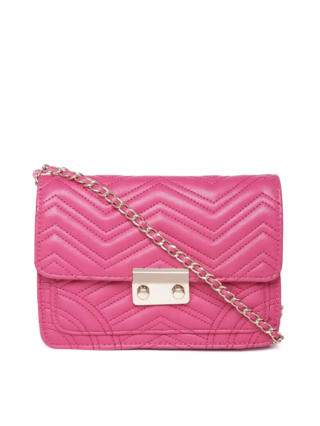 Buy MANGO Pink Quilted Sling Bag Handbags for Women 1900969 Myntra