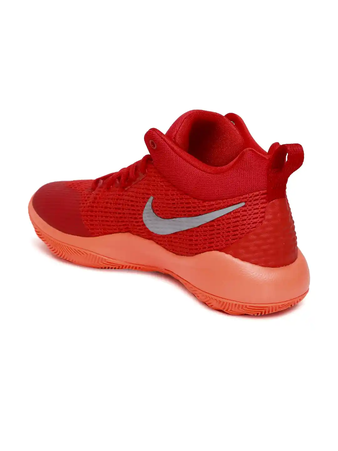 Buy Nike Men Red Zoom Rev Mid-Top Basketball Shoes Sports Shoes
