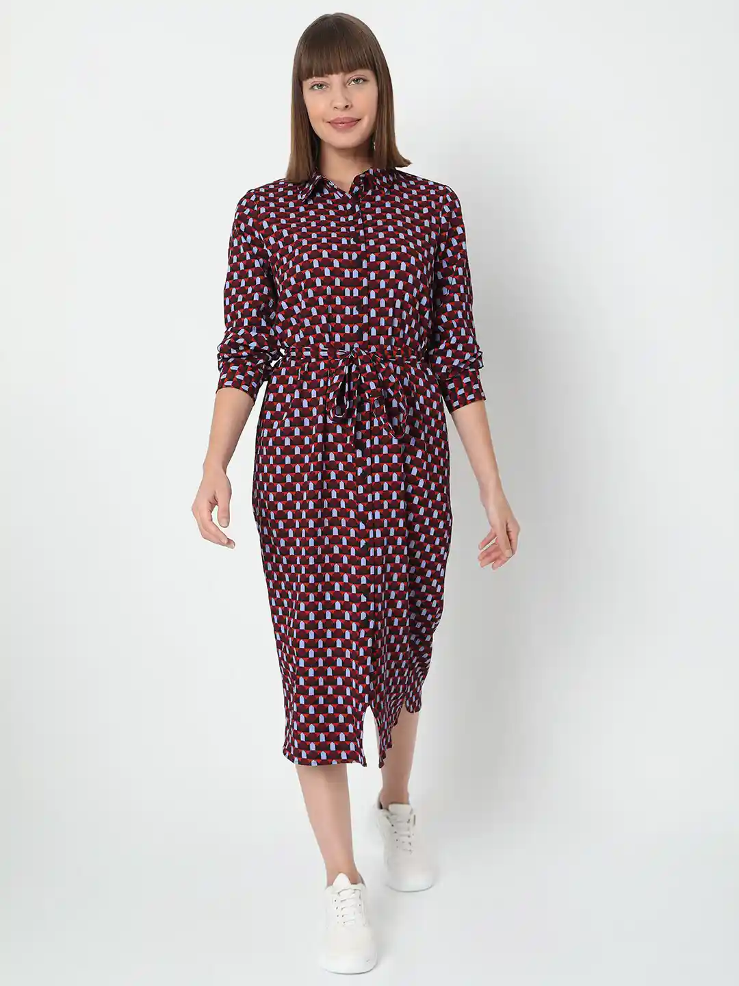 Womens Dresses Vero Moda Red Polka Dot Dress ONLY Dress 'Olivia
