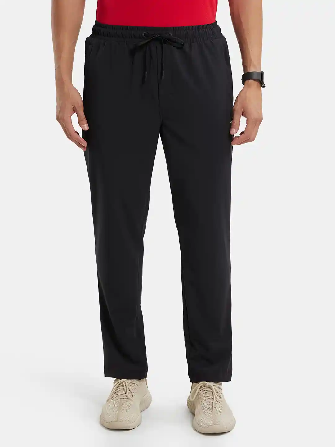 Buy Recycled Microfiber Stretch Trackpant with Zipper Pockets and