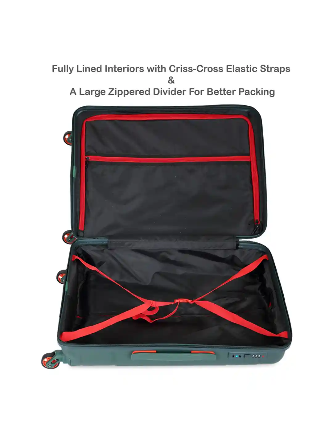 Buy Polo Class Green Scan Trolley Bag 28 inch Trolley Bag for