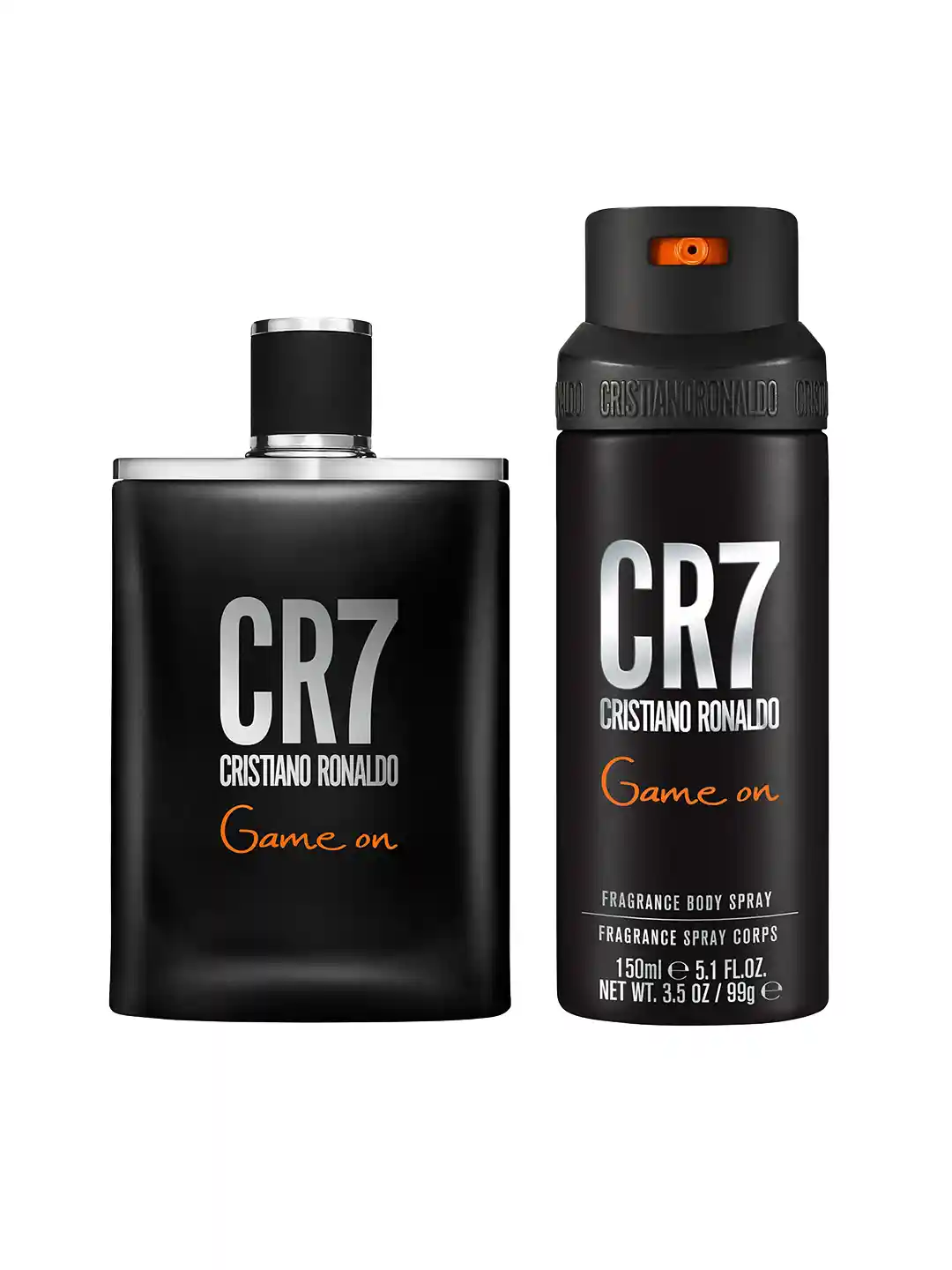 CRISTIANO RONALDO Men Set of CR7 Game On Eau de Toilette 100ml Body Spray  150ml