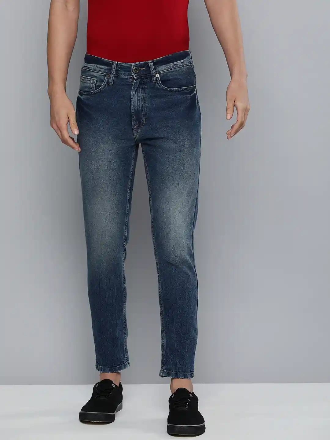 Buy Flying Machine Men Slim Fit Low-Rise Light Fade Stretchable