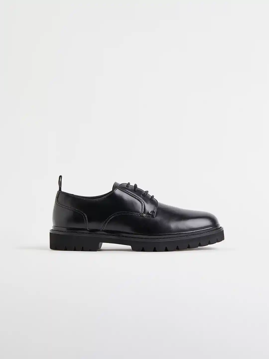 Buy H&M Men Black Solid Formal Chunky Derbys Formal Shoes for
