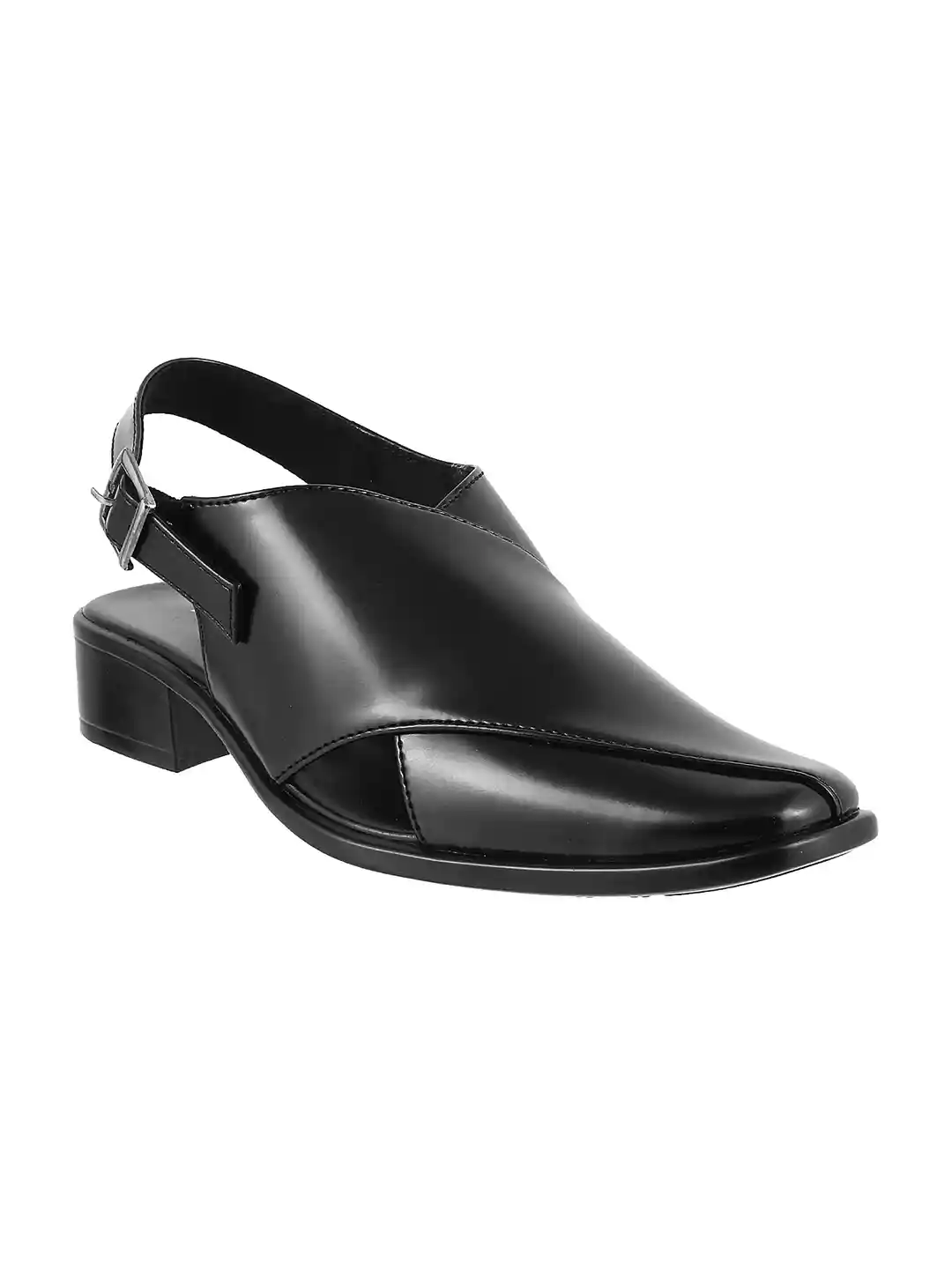 Buy Metro Men Black Leather Sandals Sandals for Men 1909563 Myntra