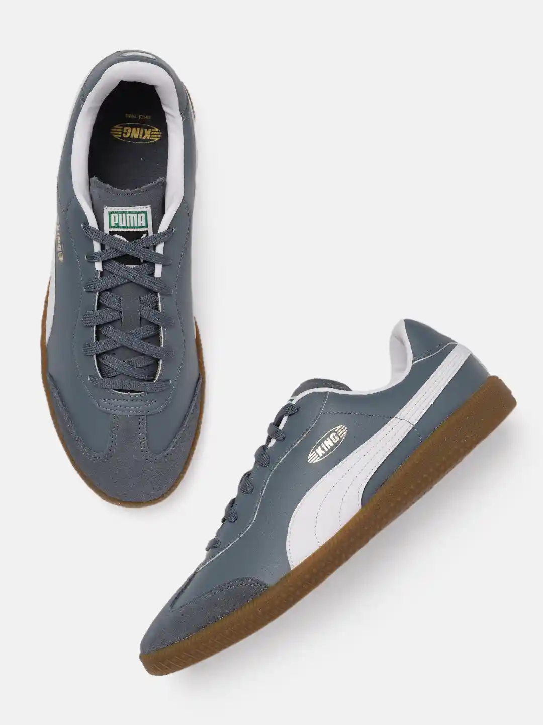 Buy Puma Unisex Grey King 21 Indoor Football Shoes Sports Shoes