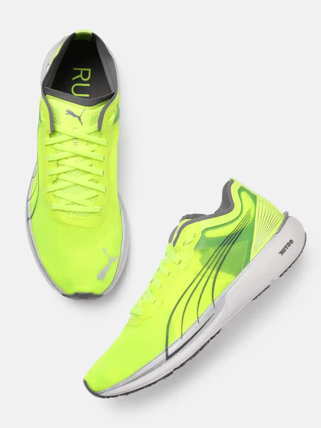 Puma Neon Green Gym Shoes Puma Men Fluorescent Green Liberate