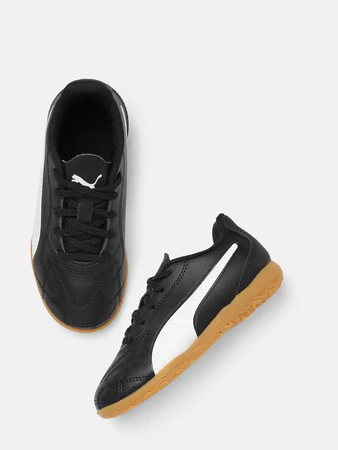 Buy Puma Unisex Kids Black Monarch II IT Football Shoes Sports