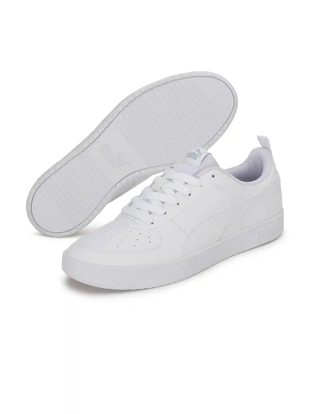 Puma Unisex White Rickie Sneakers