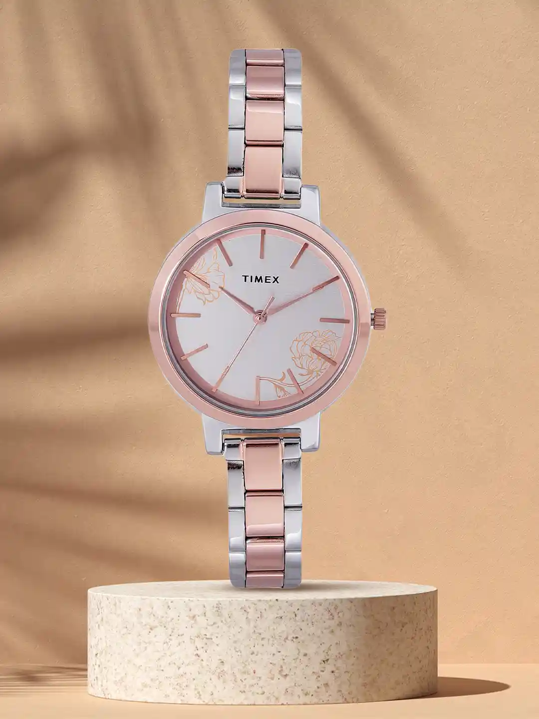 Buy Timex Women Silver-Toned Dial Multicoloured Bracelet Style