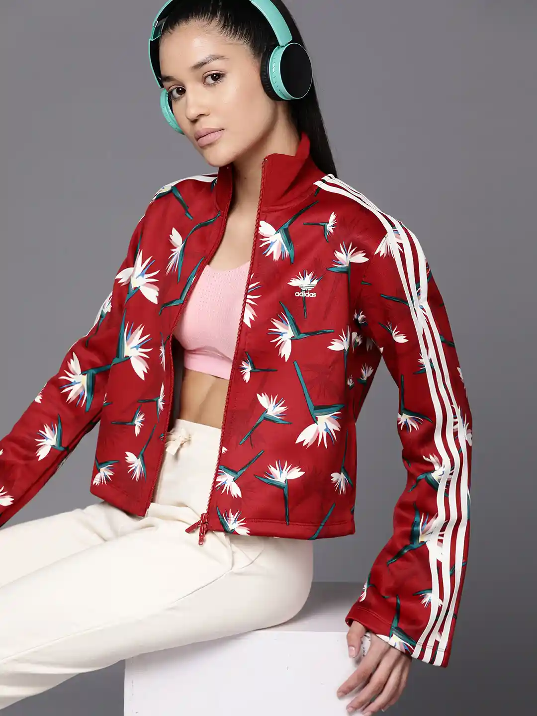 Tracktop Adidas Adidas Track Jacket Womens Floral Adidas Originals
