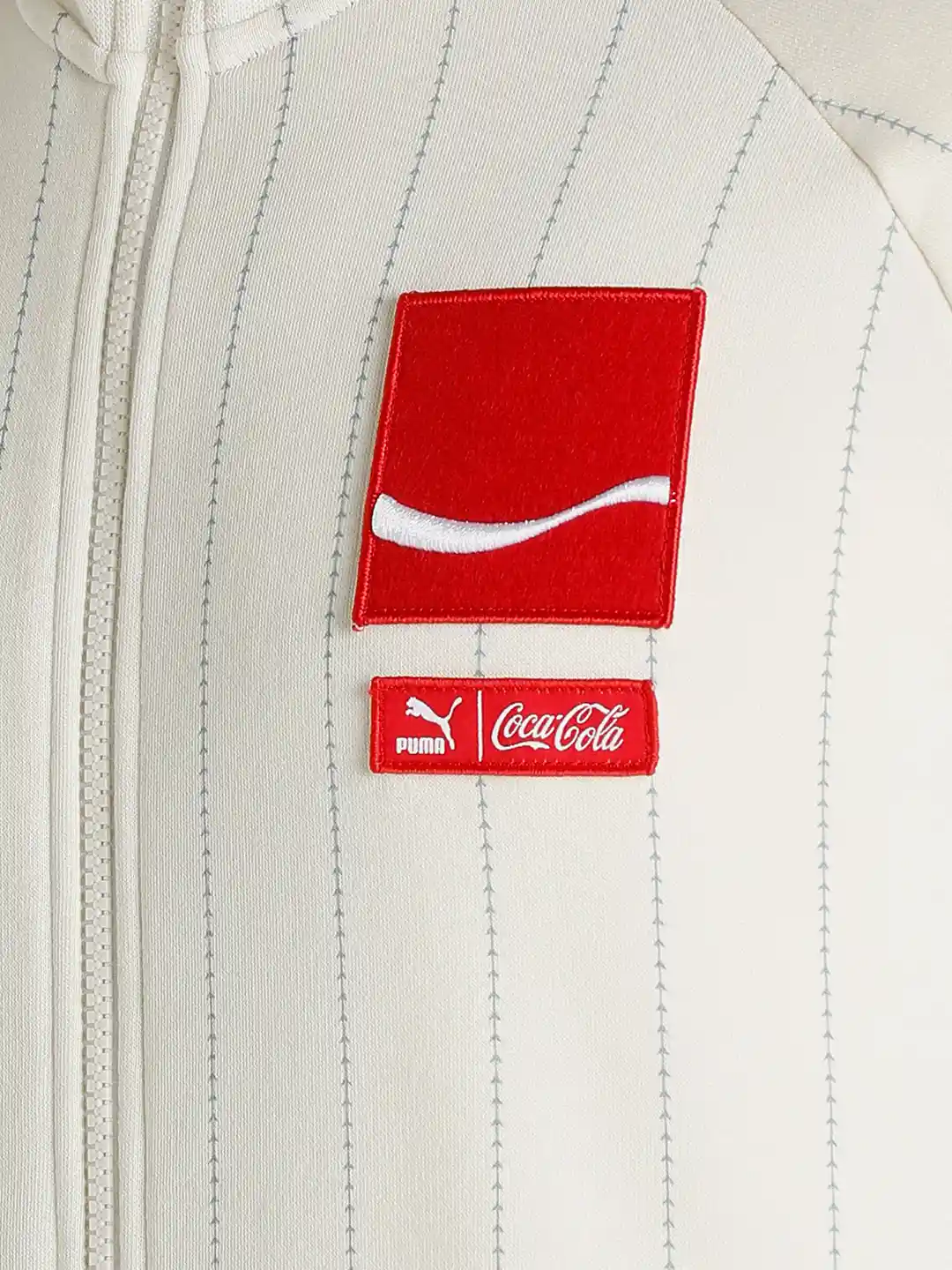 Buy Puma X Coca Cola Men White Self-Design Logo Printed Cotton