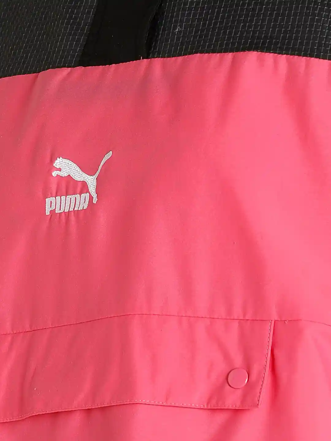 Buy Puma Women Pink Black SWxP Half Zip Woven Jacket Jackets
