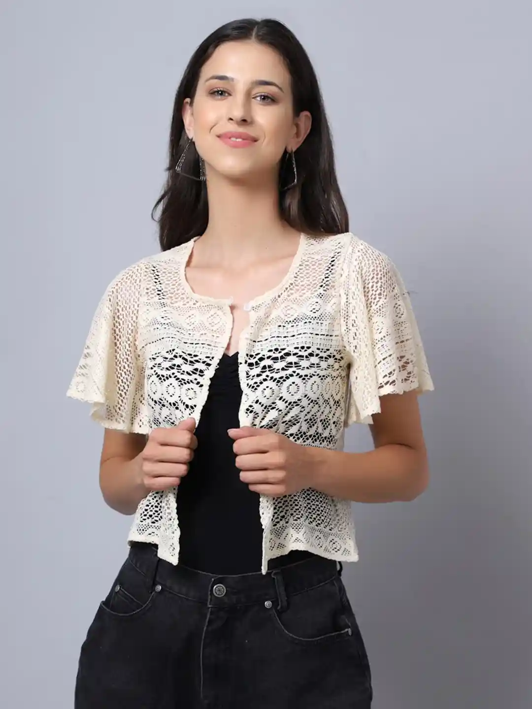 Buy Rute Women Off White Shrug Shrug for Women 19216440 Myntra
