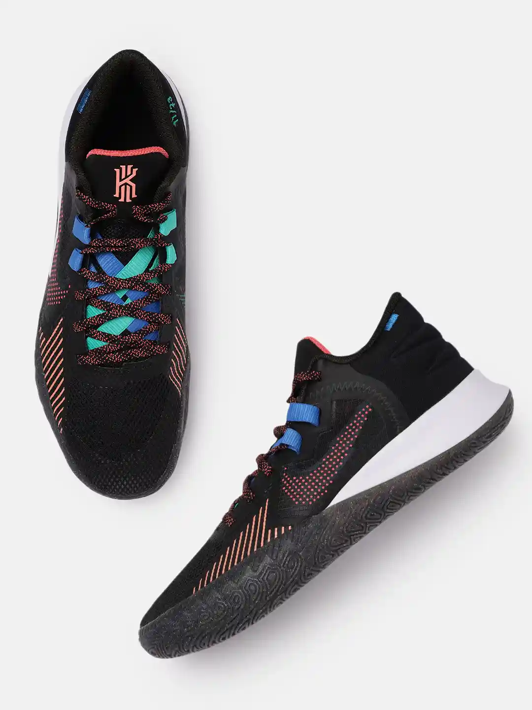 Buy Nike Men Black Solid Kyrie Flytrap Zoom Air Regular