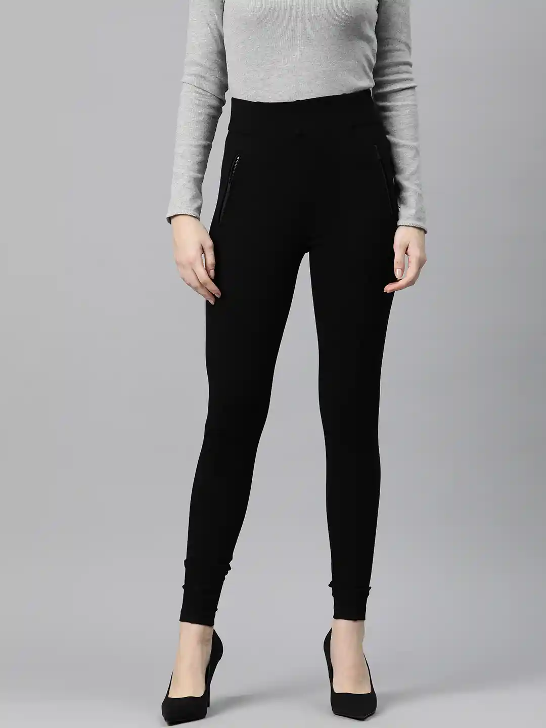 Buy Marks Spencer Women Skinny Fit High-Waist Treggings